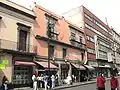 House where Humboldt and Bonpland lived in Mexico City in 1803, located at 80 Rep. de Uruguay in the historic centre, just south of the Zocalo