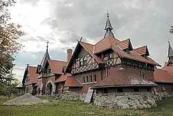 Humboldt Park Receptory Building and Stable viewed from the northeast