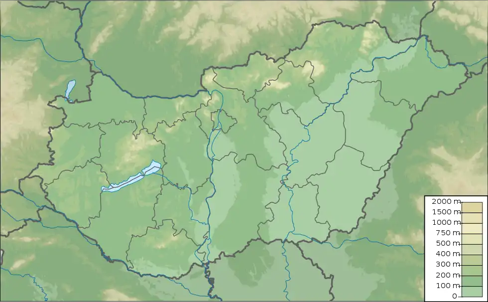 Pápa is located in Hungary