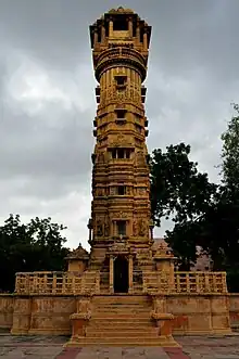 Kirti Stambha of Hutheesing Jain Temple