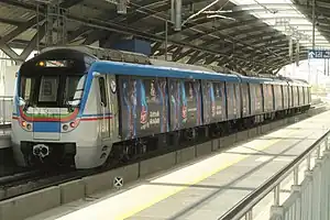 Image 7Hyderabad Metro was inaugurated in 2017. (from History of Hyderabad)