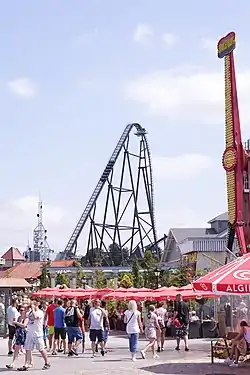 Hyperion at Energylandia in Zator, Lesser Poland Voivodeship, Poland