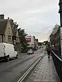 View east from the bridge along Hythe Bridge Street.