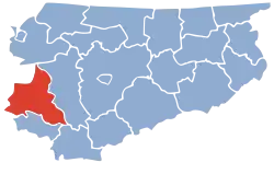 Location within the voivodeship