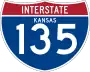 Interstate 135 marker