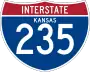 Interstate 235 marker