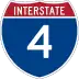 Interstate 4 marker