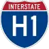 Interstate H-1 marker