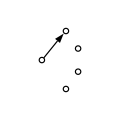 Rotary switch, 1P4T,break-before-make, nonshorting style