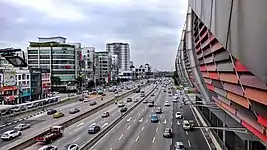 LDP highway Puchong portion, which has grown notriety for traffic congestion.