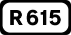 R615 road shield}}