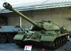 IS-3 tank in a museum in Brussels