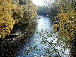 Iecava river near Ozolnieki village