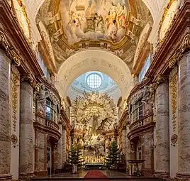 Interior of the Karlskirche, by Johann Bernhard Fischer von Erlach, 1715–1737