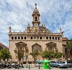 Iglesia de los Santos Juanes in Valencia, built between 1240 and 1702