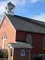 A closeup view of Ijamsville's United Methodist Church