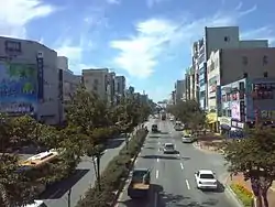 Main road in Yeongdeung-dong Iksan