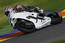 Garry McCoy riding the Ilmor X3 at the 2006 Valencia Grand Prix.