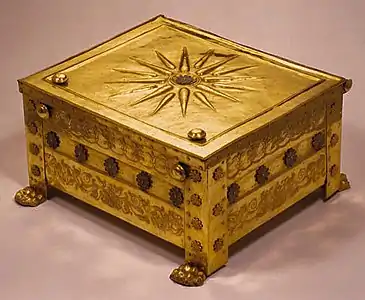 Golden larnax of Philip II of Macedon with Star of Vergina