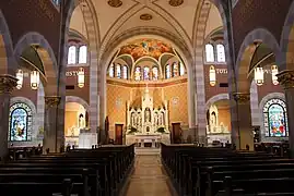 View up the nave toward the chancel.