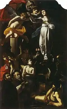 Immaculate Conception with Saints Dominic and Francis of Paola, (1607)