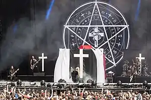 In This Moment performing at With Full Force in 2018