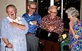 The first in the trenches award for the skeptic's toolbox. Eugene, Oregon 2004. With Ray Hyman, Carol and Ben Baumgartner and Wilma Russell