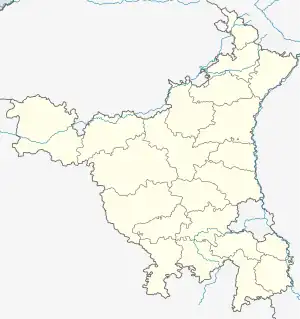 Map of India showing the location of Chandawas