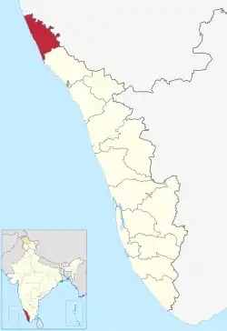 Location in Kerala