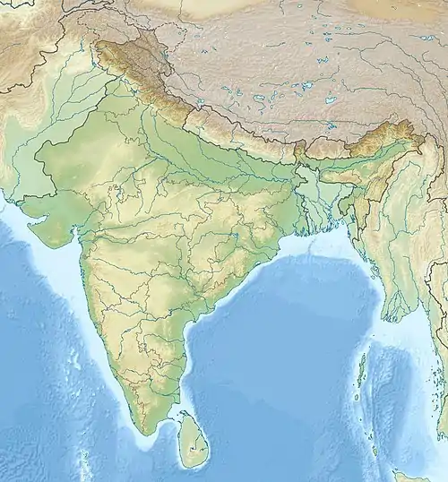 Location of Maharana Pratap Sagar Lake