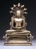 Brass idol of tirthankar Parshvanatha, India, 16th century