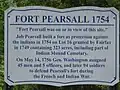 New Fort Pearsall historical marker