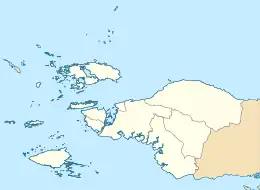 Warir is located in Southwest Papua