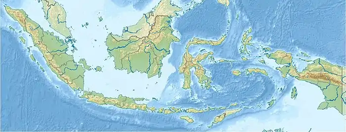 Perbakti is located in Indonesia