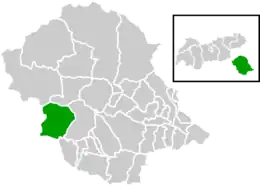 Location within Lienz district