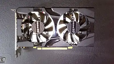 An Inno3D GeForce GTX 1050 Twin X2