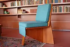 Wright-designed chair.