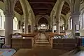 Interior of St Laurence's Church Morland, eastern view