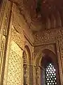 Interior of Alai Darwaza, resembling Timber ornamentation, Qutb complex