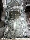 Ledger stone All Hallows', Clixby, Lincolnshire