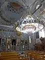 Iconostasis and chandelier