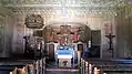 Interior of the church from Rudno in the Slovak Village open-air museum.