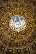 Interior of the dome at the duomo, Siena