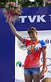 Irina Abysova with her World Cup silver medal in Tiszaújváros, 2009.