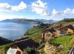 Suwasi (Suasi) island and Lake Titicaca, Moho Province