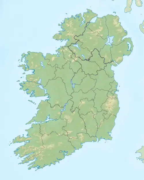 Lough Bofin location in Ireland