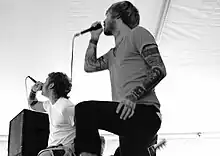 Jonny Craig and Craig Owens of Isles & Glaciers performing their only show at SXSW.