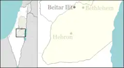 Teneh Omarim is located in the Southern West Bank