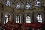 The mausoleum interior