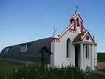 The Italian Chapel, built by Italian PoWs on Lamb Holm, Orkney